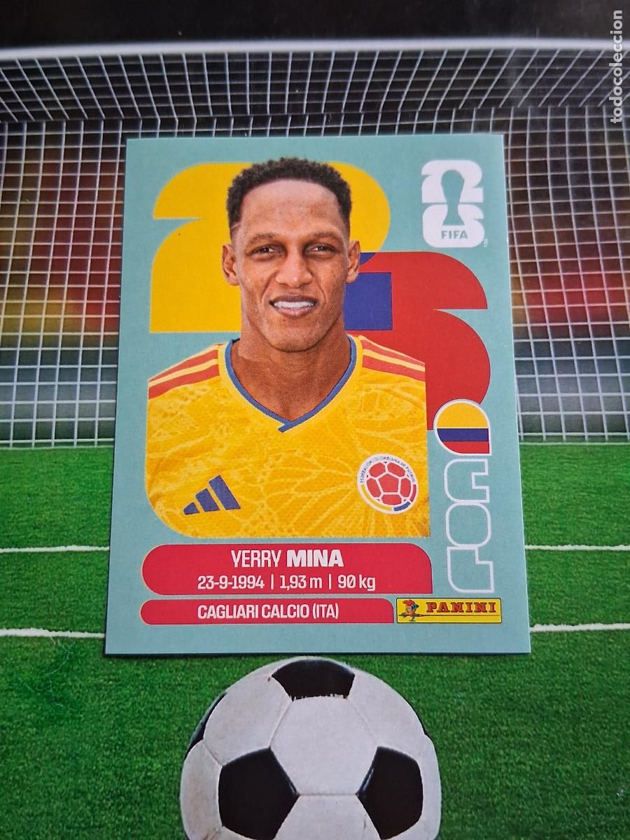 Cromos de f&uacute;tbol: COL 5 YERRY MINA COLOMBIA CROMO STICKERS FUTBOL MUNDIAL FIFA 2026 MEXICO - EEUU - CANADA PANINI