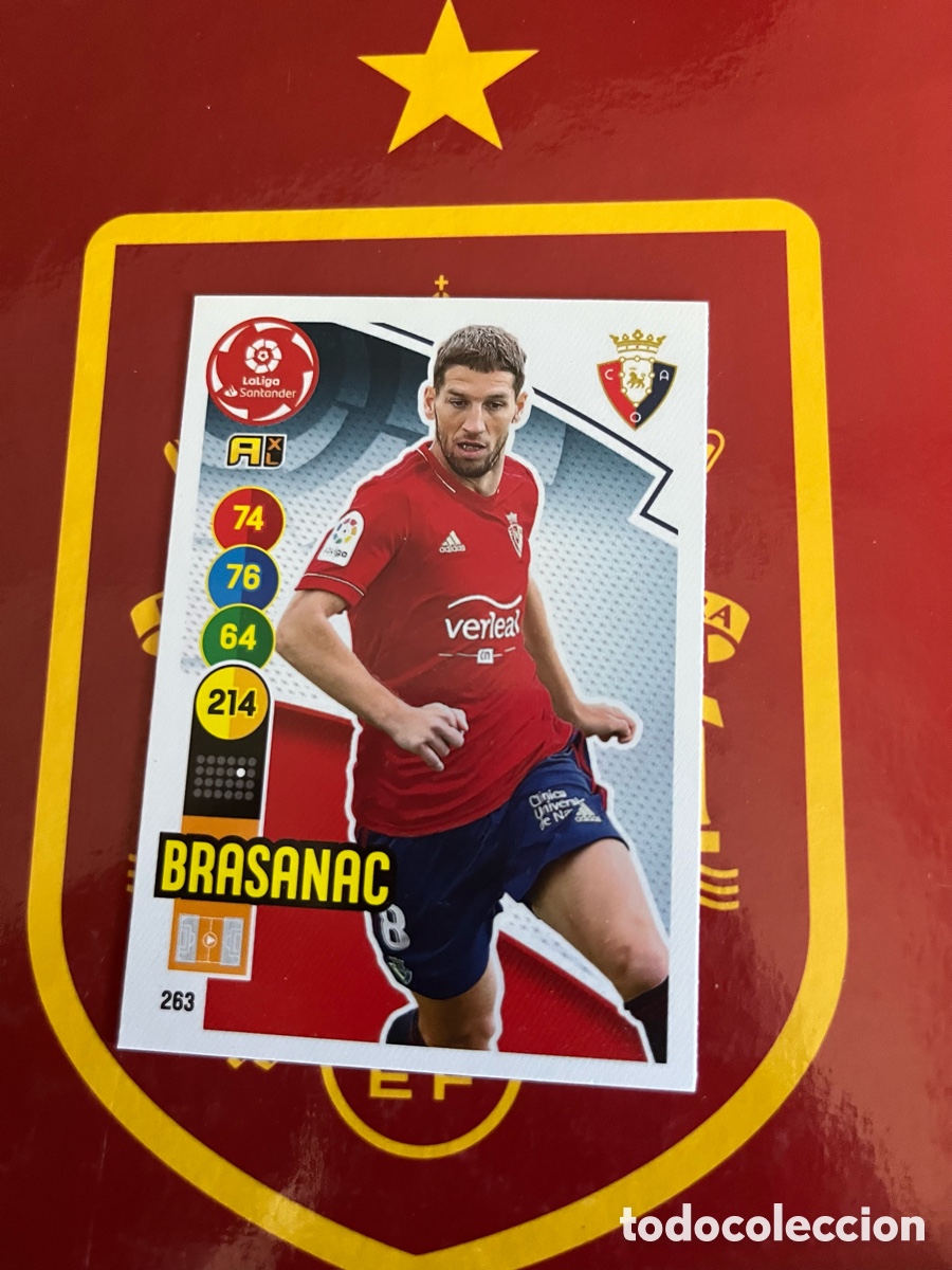 Cromos de Futebol: 263 BRASANAC ADRENALYN 2020 2021 20 21 OSASUNA