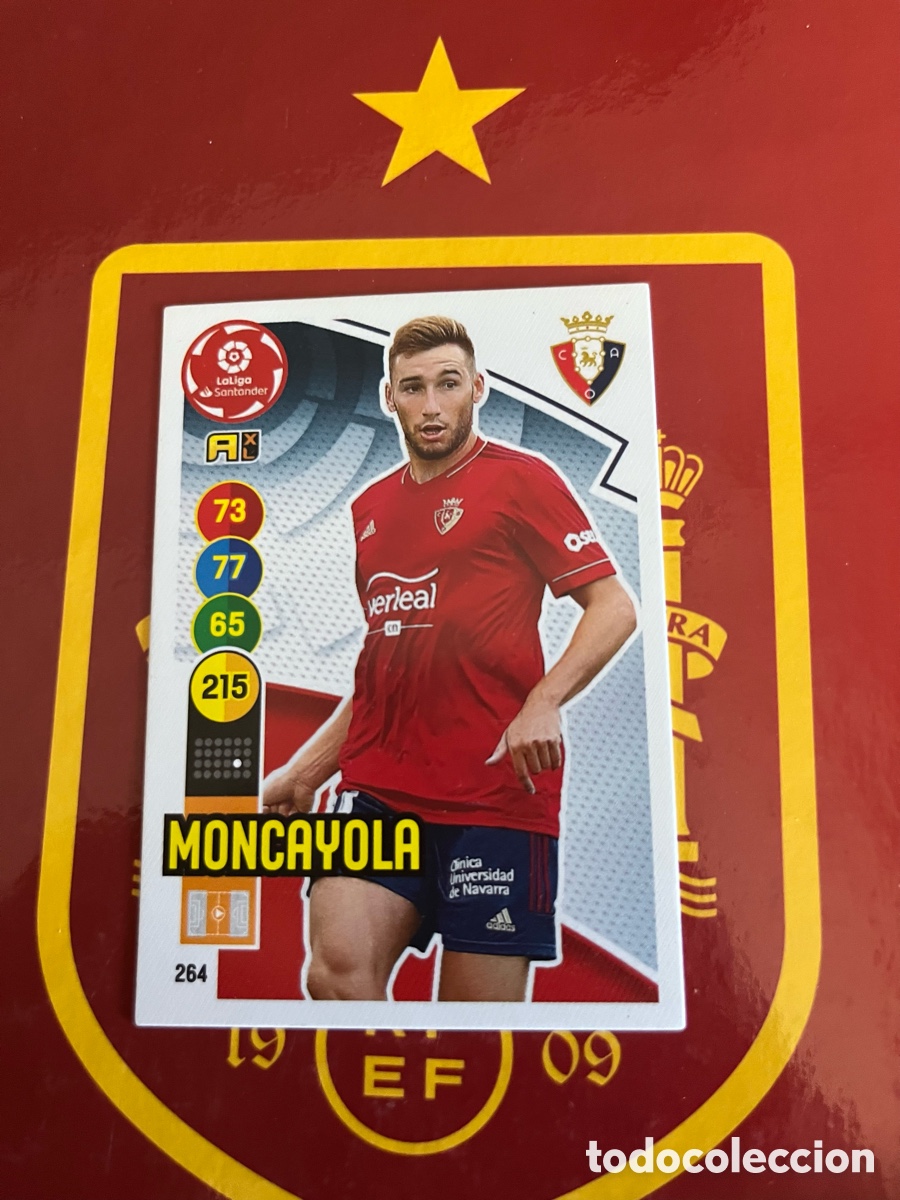 Cromos de Futebol: 264 MONCAYOLA ADRENALYN 2020 2021 20 21 OSASUNA