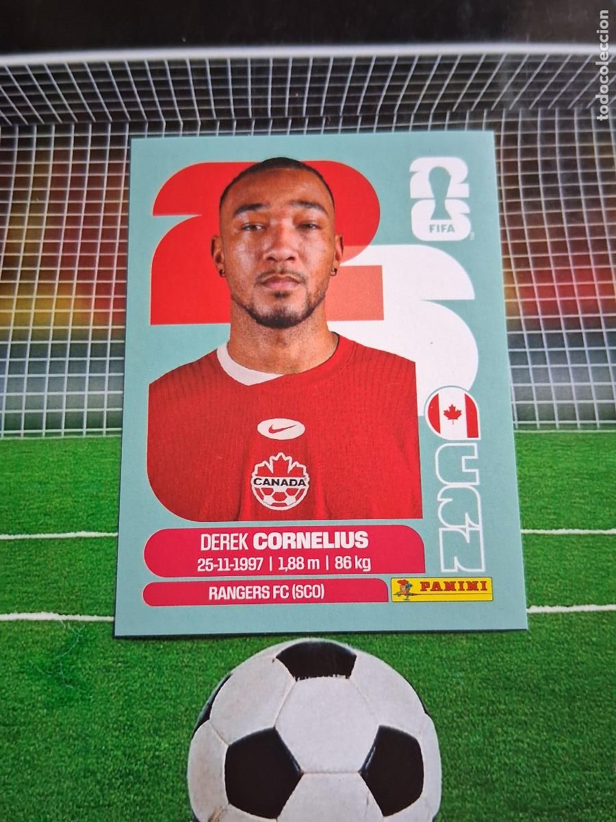 Fu&szlig;ball-Sticker: CAN 7 CORNELIUS CANADA CROMO STICKERS FUTBOL MUNDIAL FIFA 2026 MEXICO - EEUU - CANADA PANINI