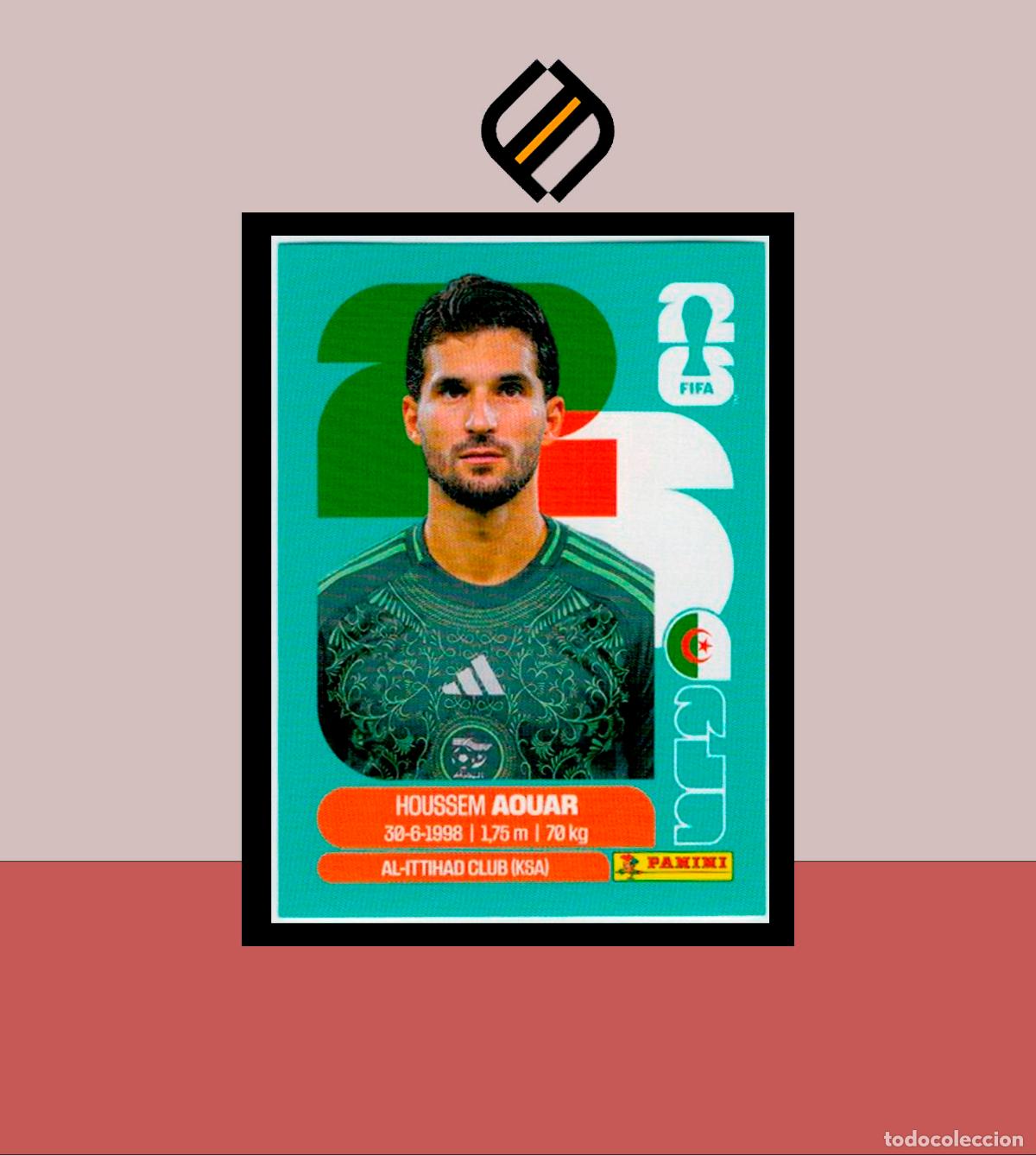 Cartes &agrave; collectionner de Football: PANINI FIFA CLUB WORLD CUP 2026 26 ALG 9 HOUSSEM AOUAR ARGELIA STICKER MUNDIAL MEX CAN USA