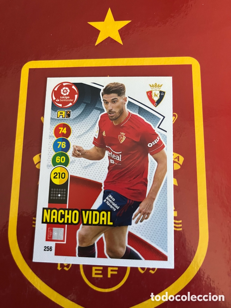 Cartes &agrave; collectionner de Football: 256 NACHO VIDAL ADRENALYN 2020 2021 20 21 OSASUNA