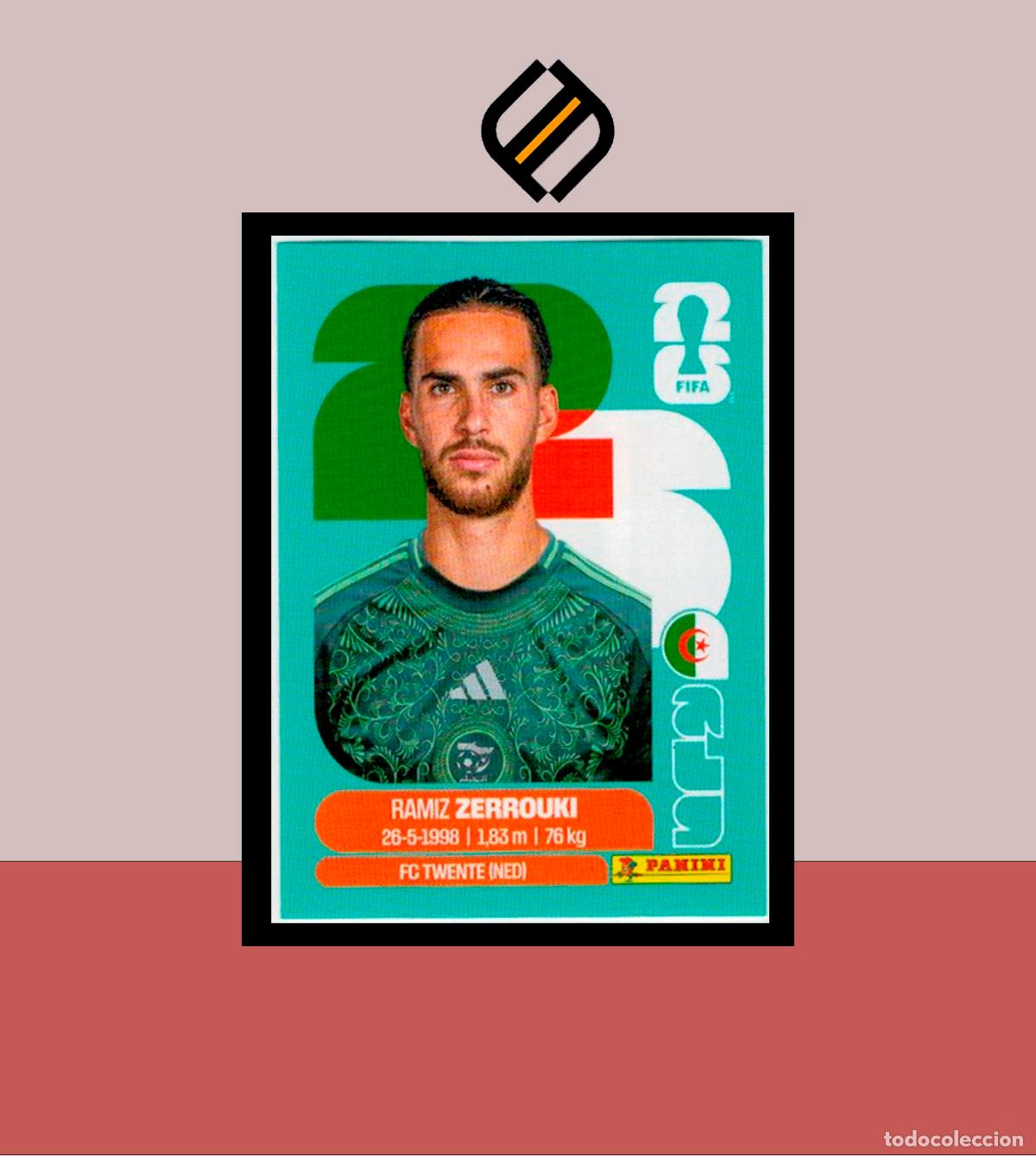 Cartes &agrave; collectionner de Football: PANINI FIFA CLUB WORLD CUP 2026 26 ALG 11 RAMIZ ZERROUKI ARGELIA STICKER MUNDIAL MEX CAN USA