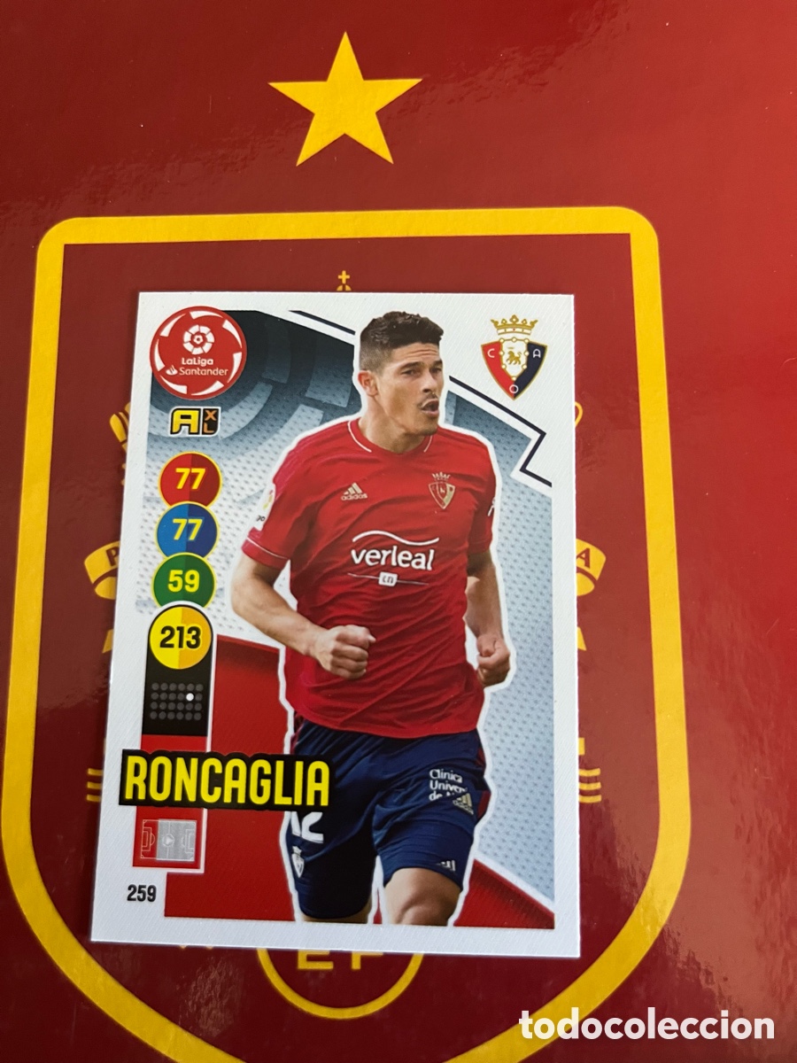 Cartes &agrave; collectionner de Football: 259 RONCAGLIA ADRENALYN 2020 2021 20 21 OSASUNA