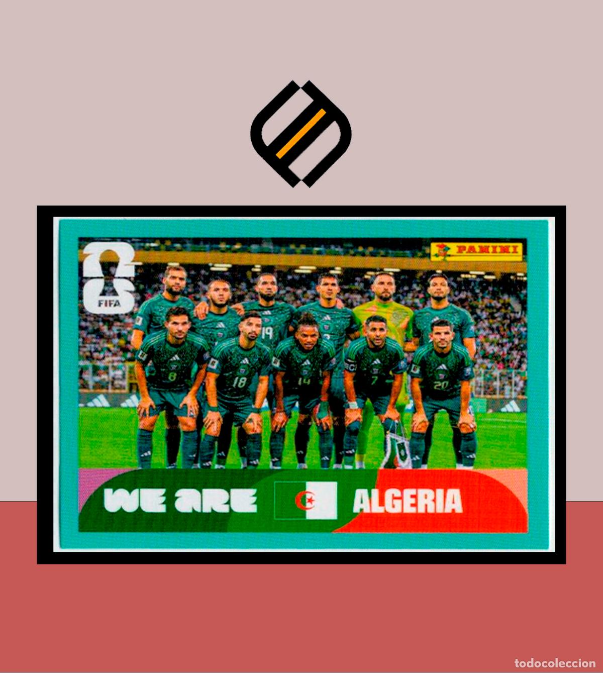 Cartes &agrave; collectionner de Football: PANINI FIFA CLUB WORLD CUP 2026 26 ALG 13 ALINEACI&Oacute;N ARGELIA STICKER MUNDIAL MEX CAN USA
