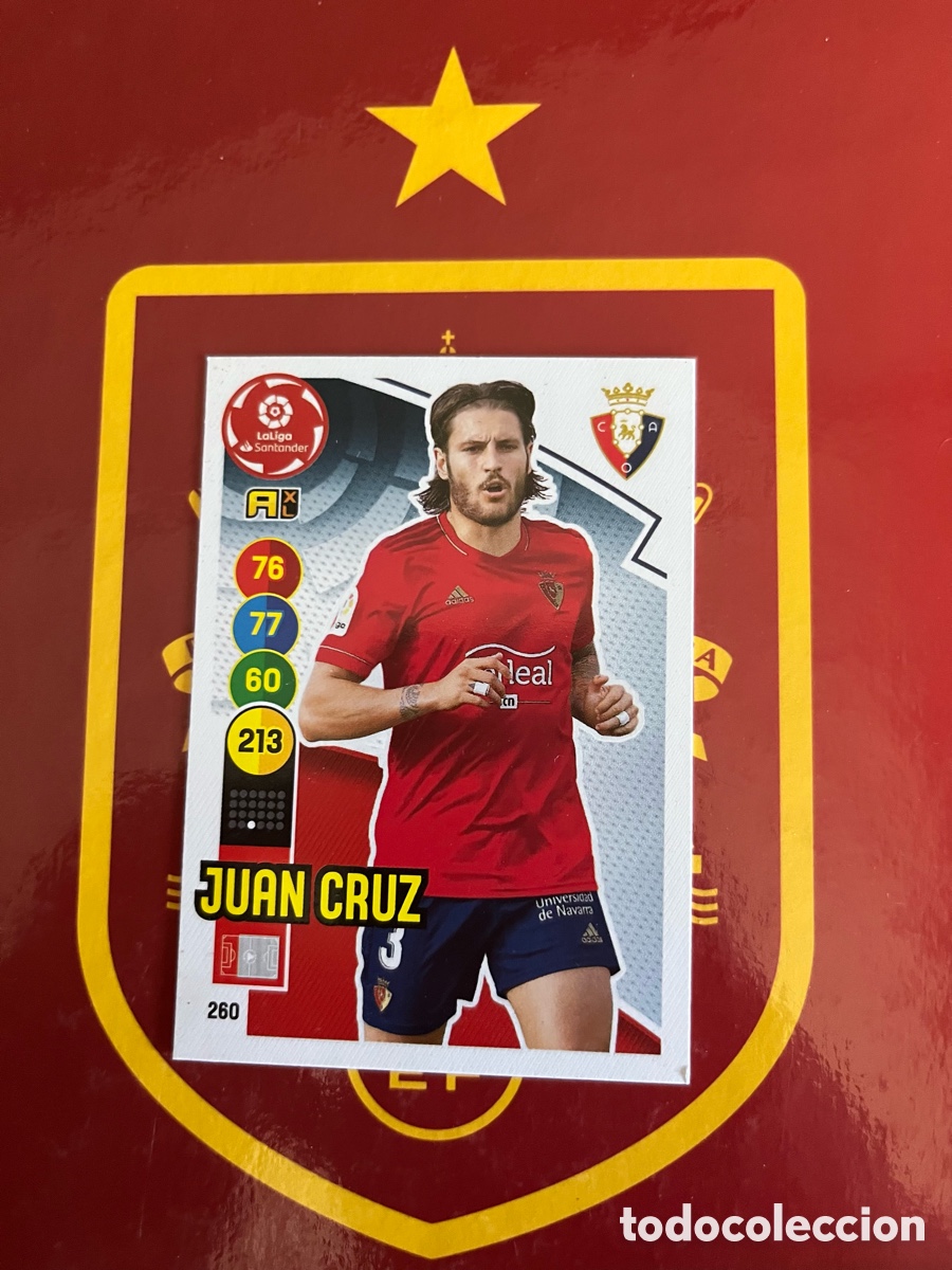 Cartes &agrave; collectionner de Football: 260 JUAN CRUZ ADRENALYN 2020 2021 20 21 OSASUNA