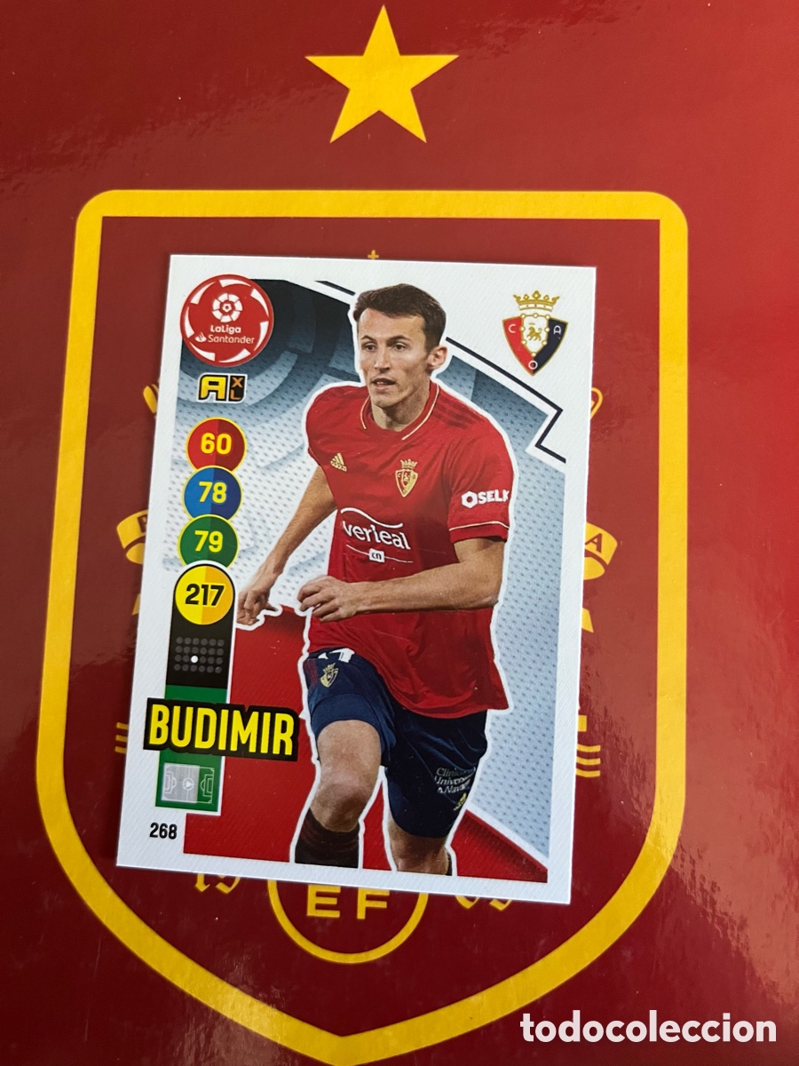 Cartes &agrave; collectionner de Football: 268 BUDIMIR ADRENALYN 2020 2021 20 21 OSASUNA