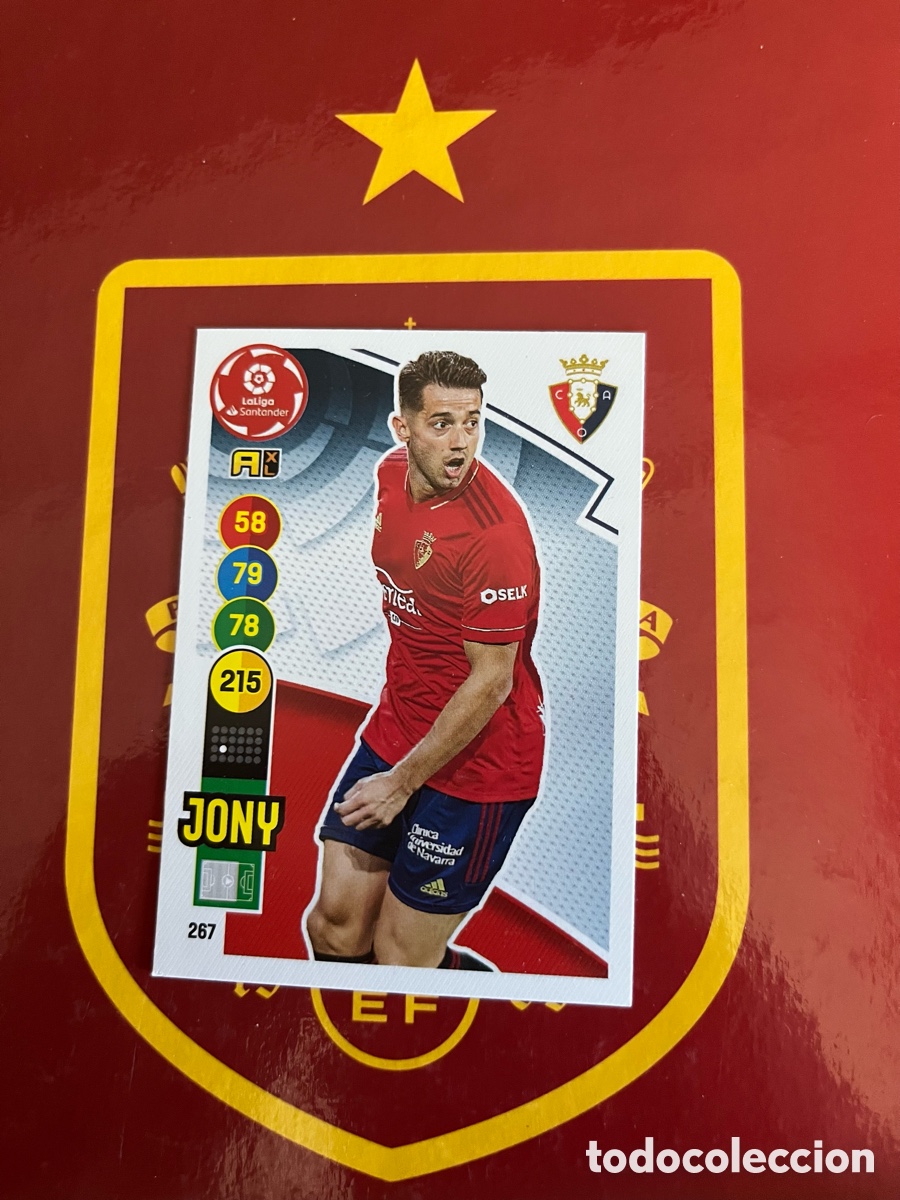 Cartes &agrave; collectionner de Football: 267 JONY ADRENALYN 2020 2021 20 21 OSASUNA