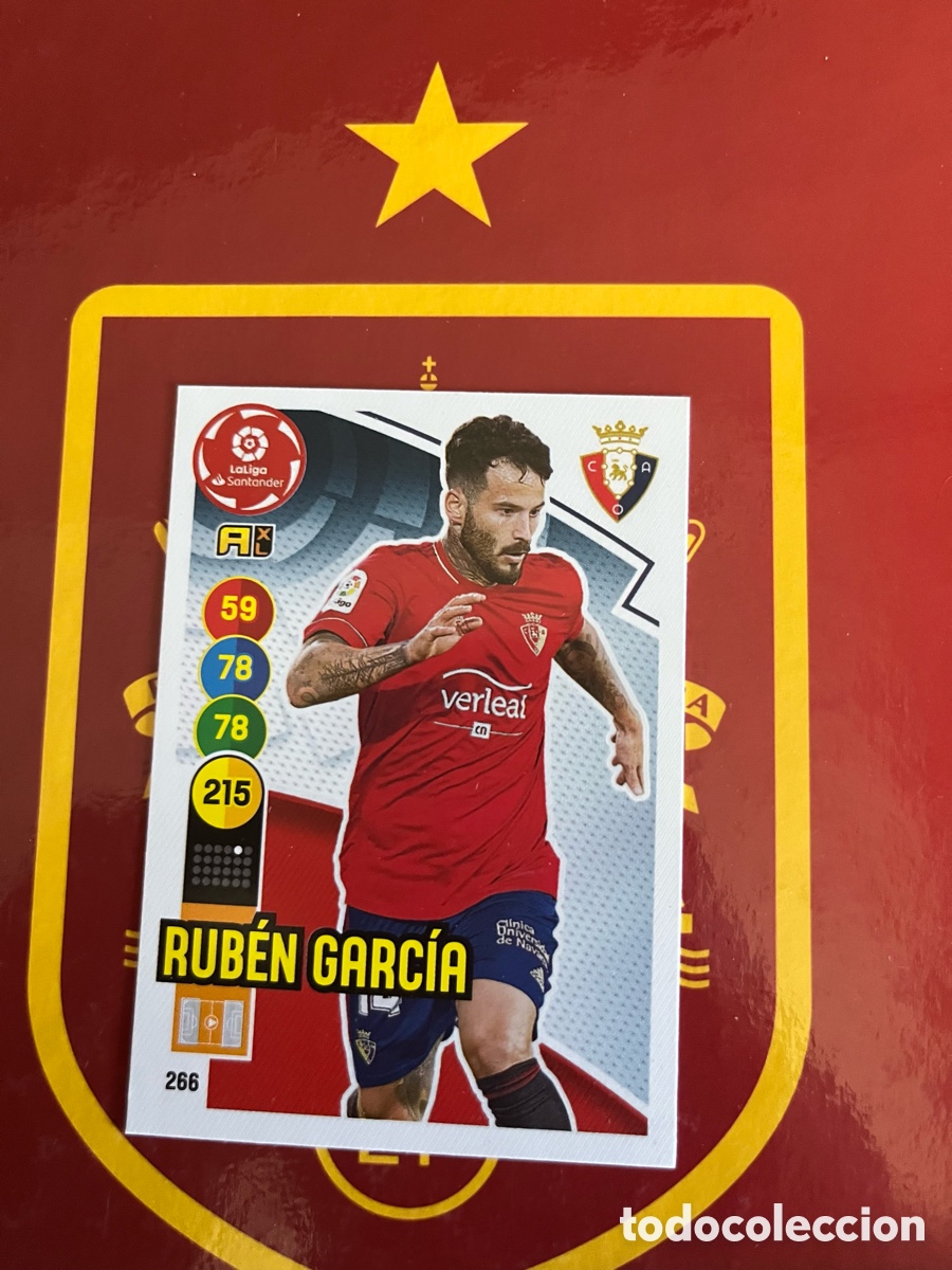 Cartes &agrave; collectionner de Football: 266 RUB&Eacute;N GARC&Iacute;A ADRENALYN 2020 2021 20 21 OSASUNA