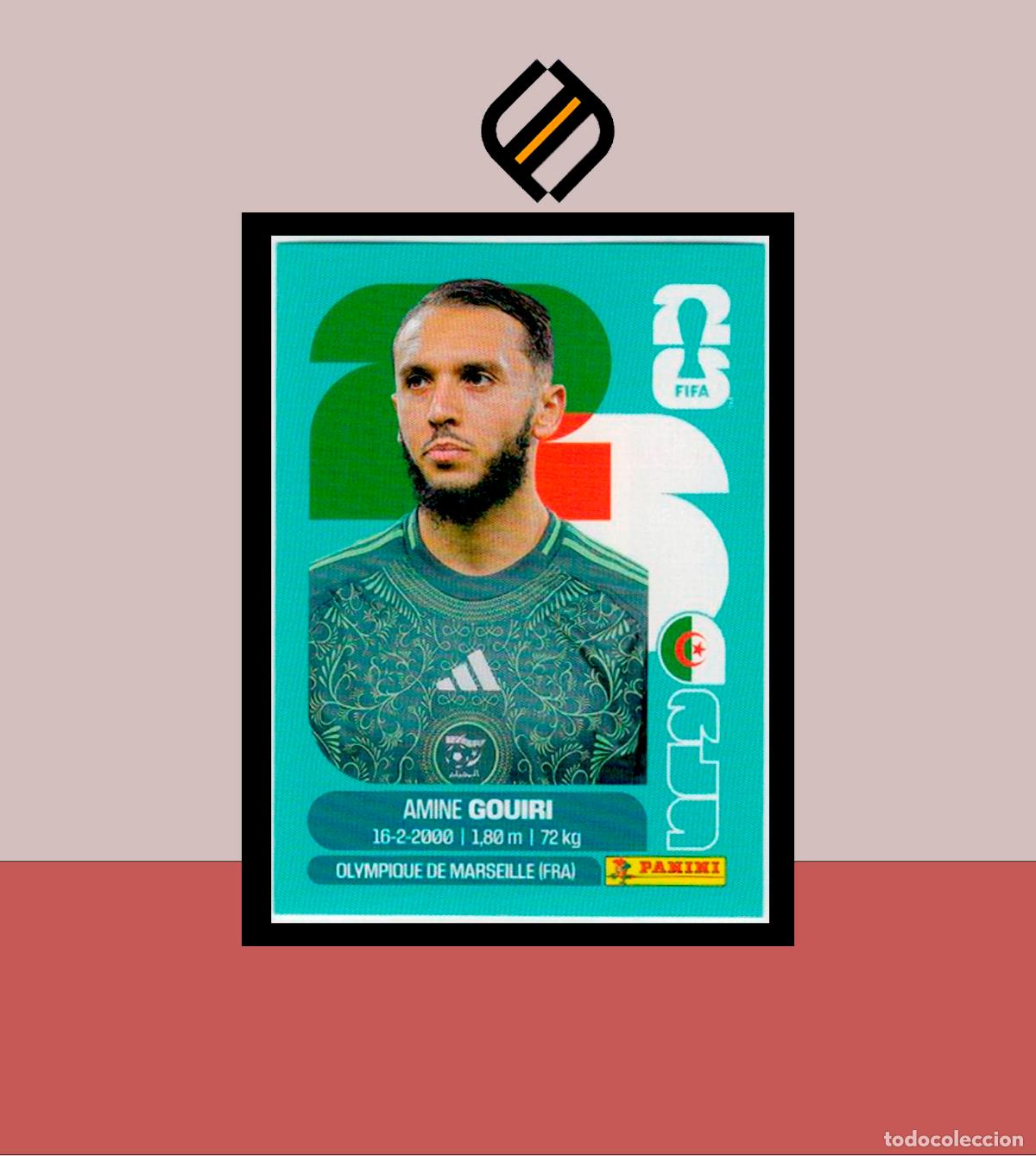 Cartes &agrave; collectionner de Football: PANINI FIFA CLUB WORLD CUP 2026 26 ALG 18 AMINE GOUIRI ARGELIA STICKER MUNDIAL MEX CAN USA