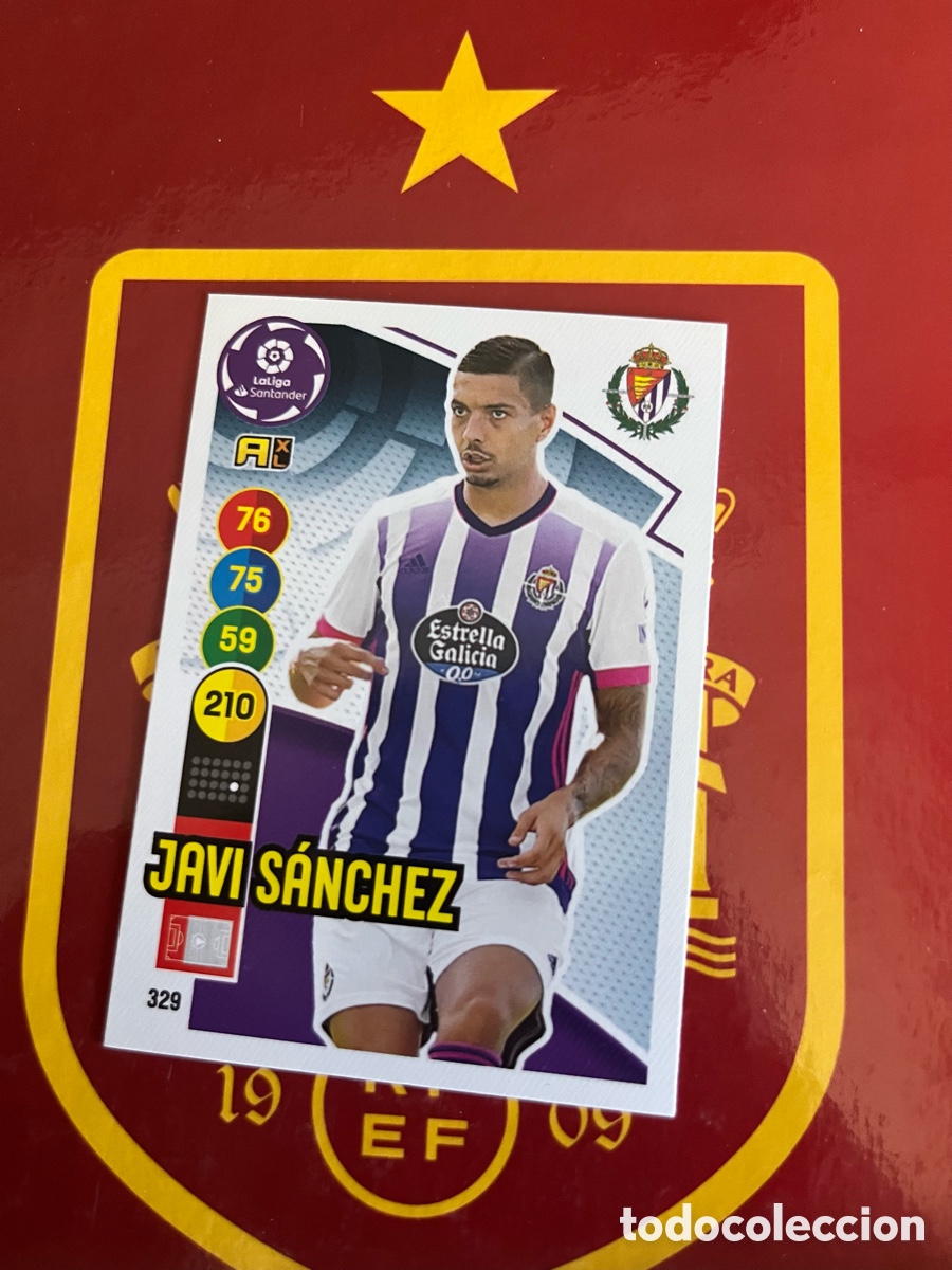 Cromos de Futebol: 329 JAVI S&Aacute;NCHEZ ADRENALYN 2020 2021 20 21 REAL VALLADOLID