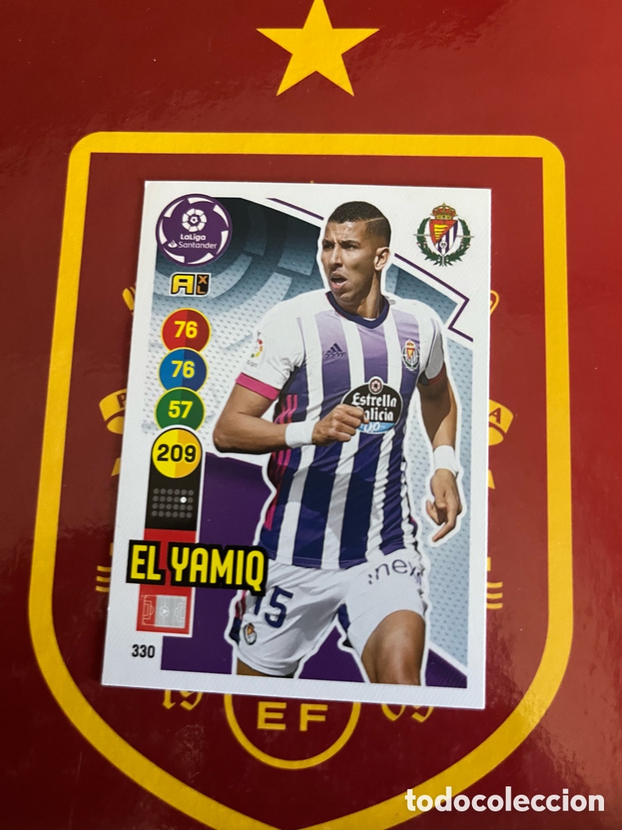 Cromos de Futebol: 330 EL YAMIQ ADRENALYN 2020 2021 20 21 REAL VALLADOLID