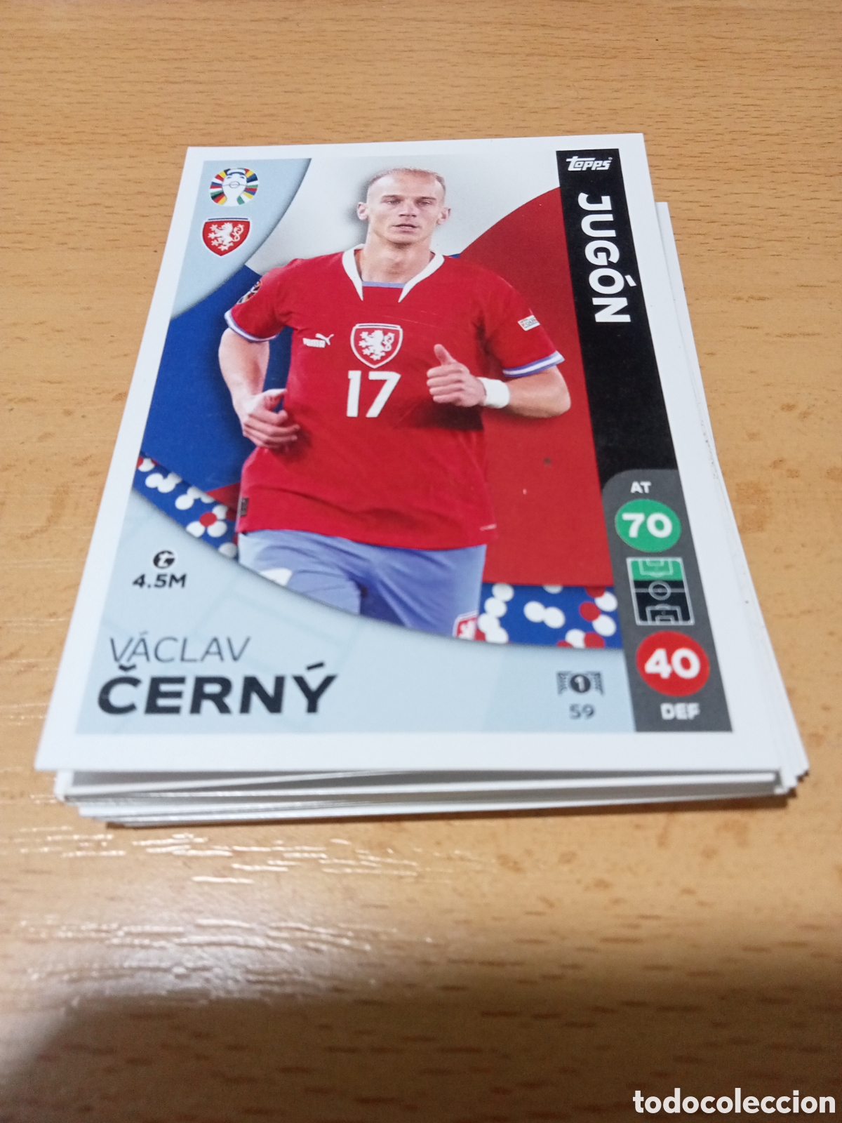 Figurine di Calcio: Cromo 59 Vaclav Cerny uefa euro 2024 Germany