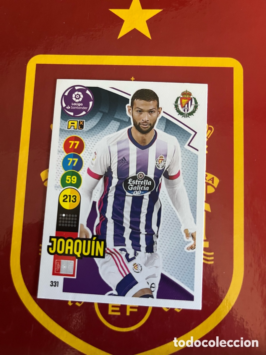Cromos de Futebol: 331 JOAQU&Iacute;N ADRENALYN 2020 2021 20 21 REAL VALLADOLID