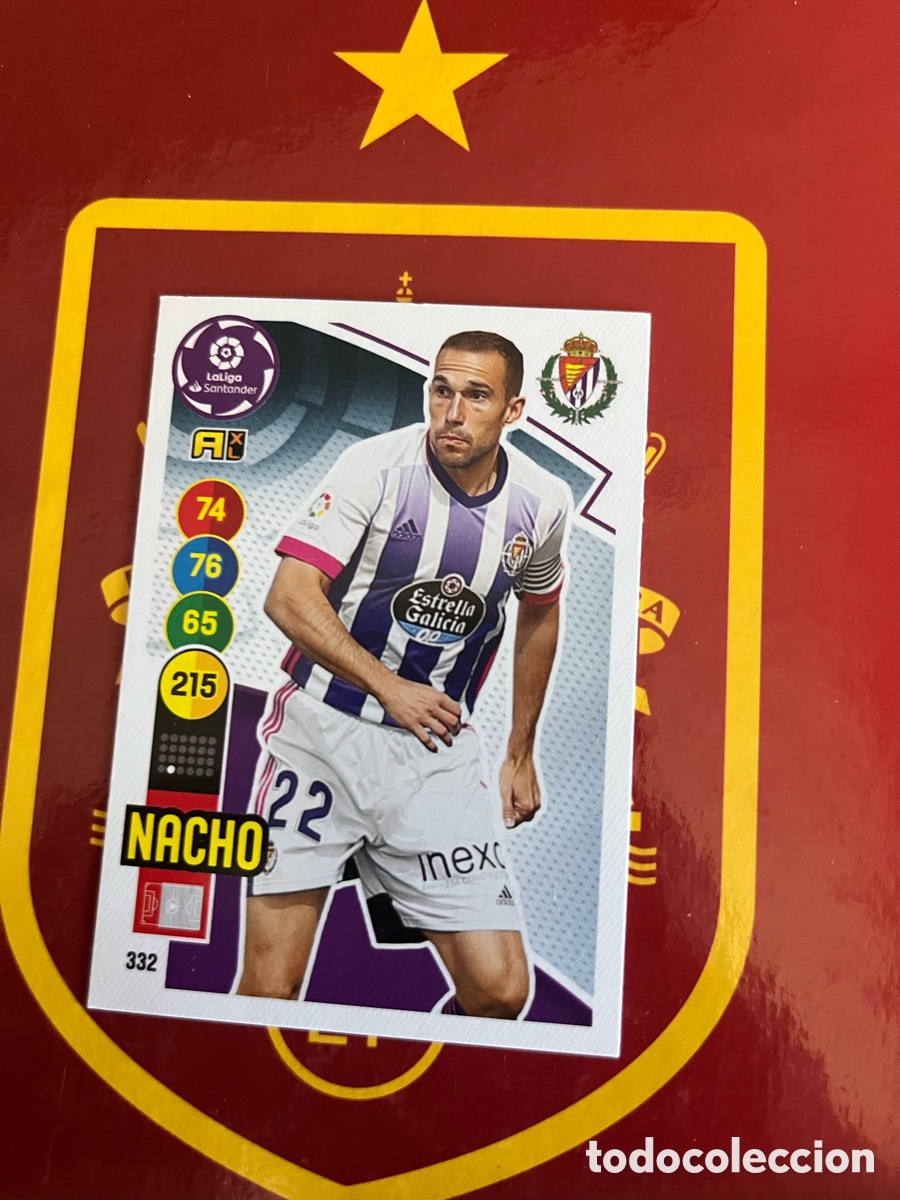 Cromos de Futebol: 332 NACHO ADRENALYN 2020 2021 20 21 REAL VALLADOLID