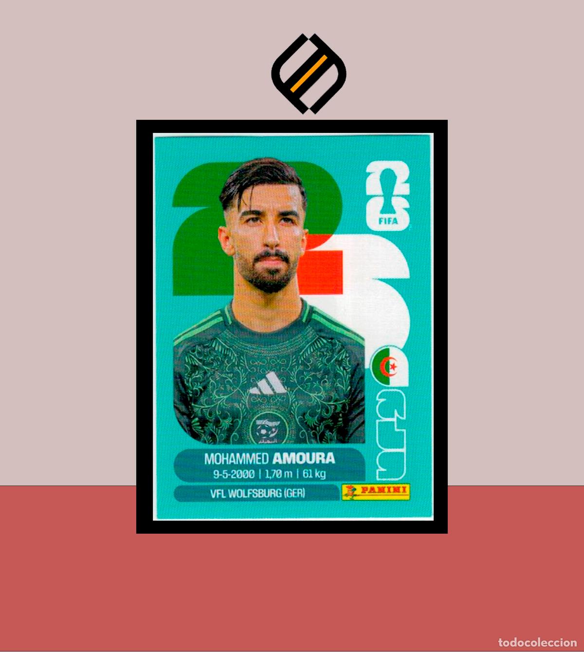 Cromos de Futebol: PANINI FIFA CLUB WORLD CUP 2026 26 ALG 20 MOHAMMED AMOURA ARGELIA STICKER MUNDIAL MEX CAN USA