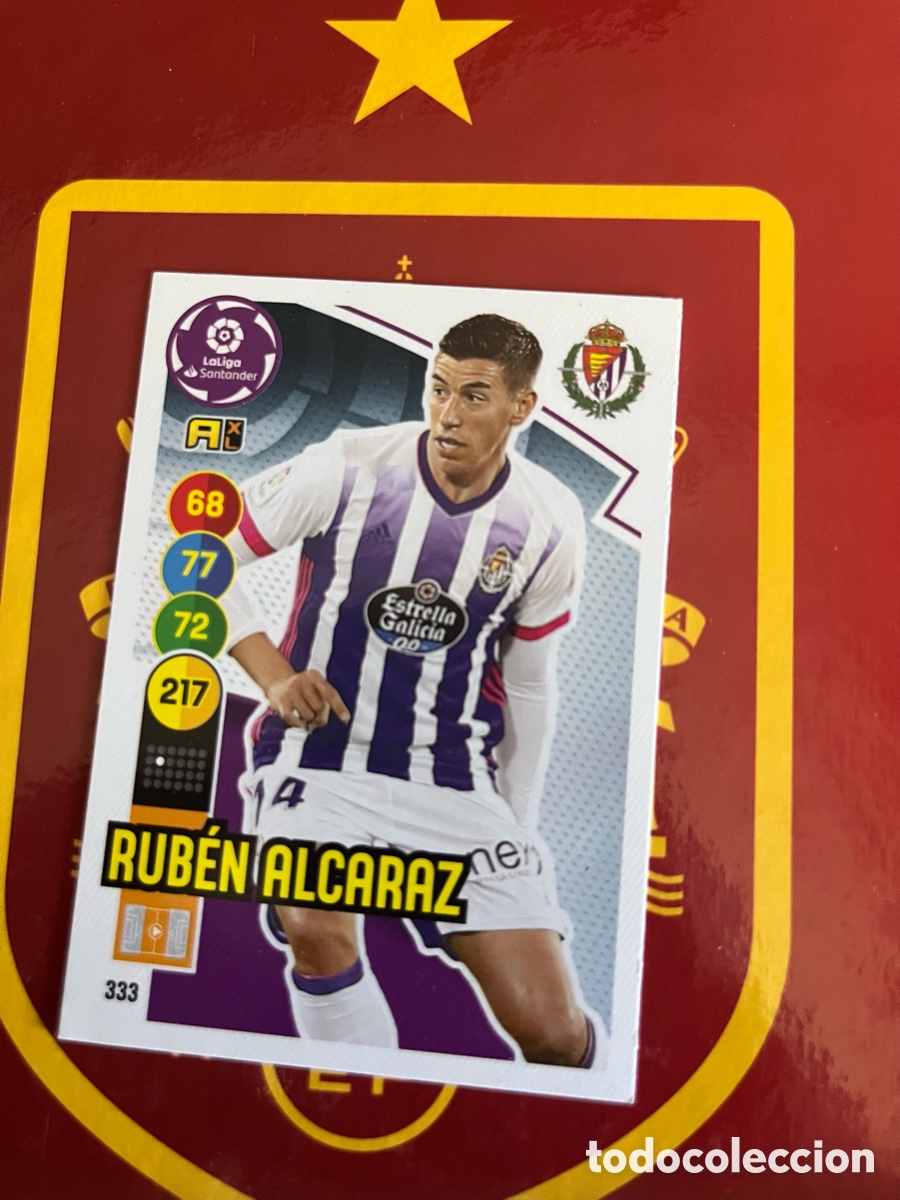 Cromos de Futebol: 333 RUB&Eacute;N ALCARAZ ADRENALYN 2020 2021 20 21 REAL VALLADOLID