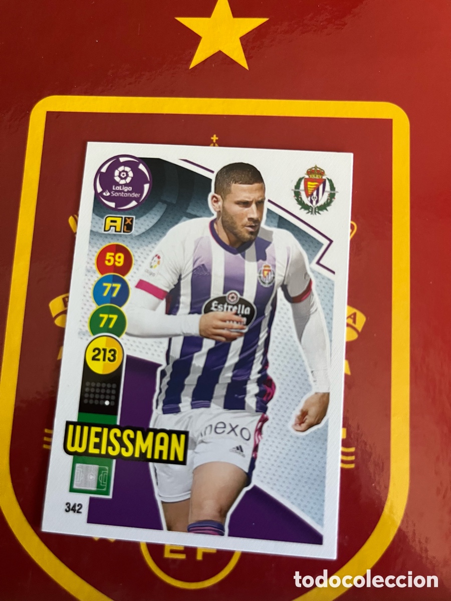 Cromos de Futebol: 342 WEISSMAN ADRENALYN 2020 2021 20 21 REAL VALLADOLID