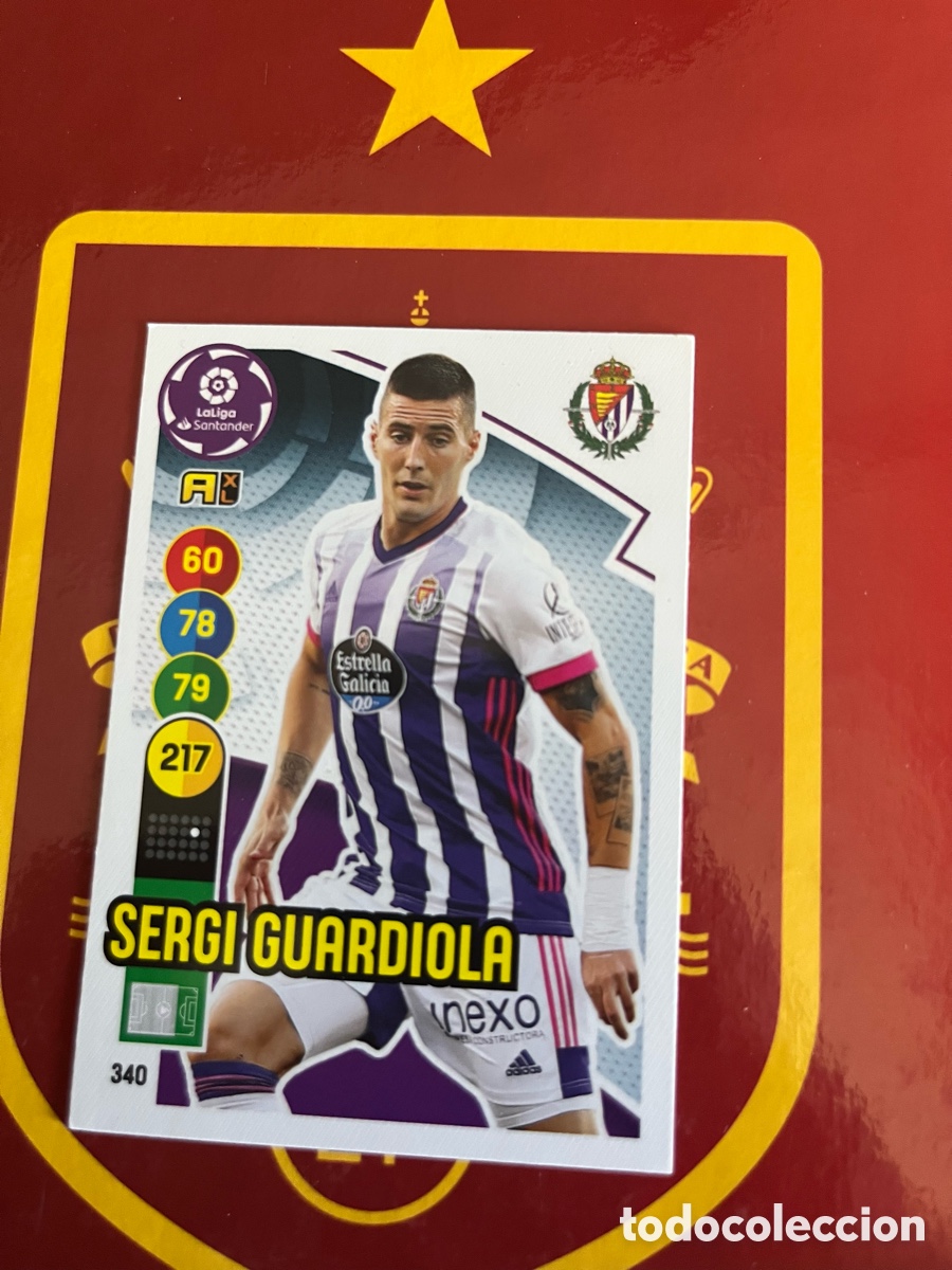 Figurine di Calcio: 340 SERGI GUARDIOLA ADRENALYN 2020 2021 20 21 REAL VALLADOLID