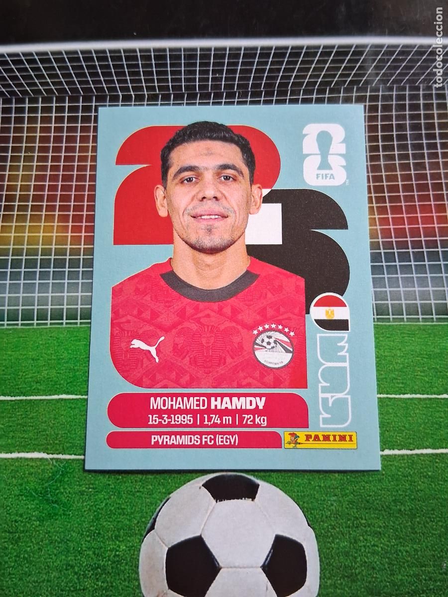 Figurine di Calcio: EGY 4 MOHAMED HAMDY EGYPTO CROMO STICKERS FUTBOL MUNDIAL FIFA 2026 MEXICO - EEUU - CANADA PANINI