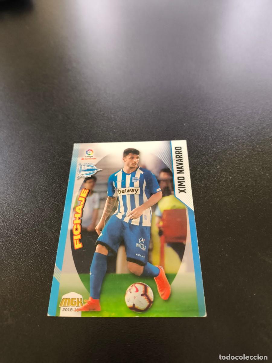 Cromos de Futebol: 10 Ximo Navarro FICHAJE ALAVES PANINI LIGA MECRACRACKS MGK 2018 2019 18 19 NO ESTE ADRENALYN