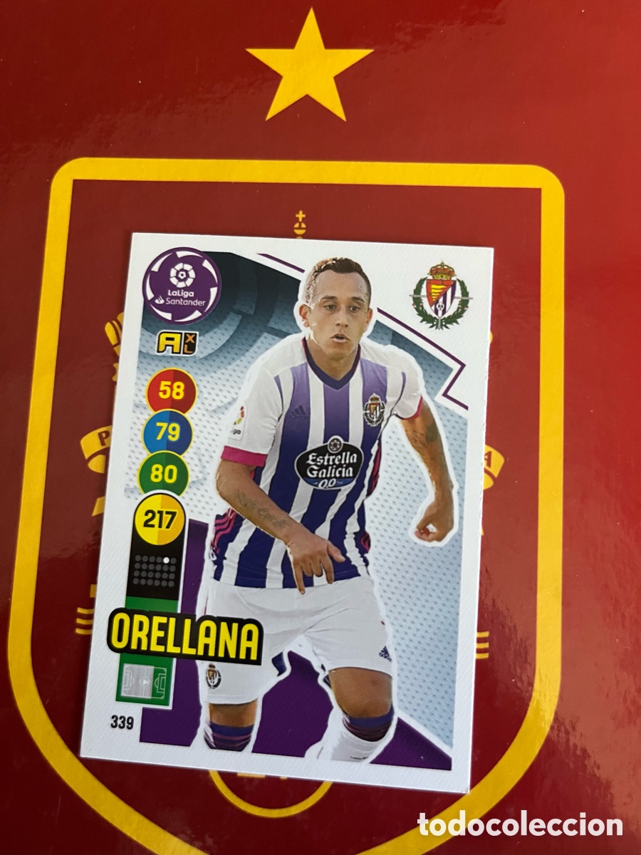Cromos de Futebol: 339 ORELLANA ADRENALYN 2020 2021 20 21 REAL VALLADOLID