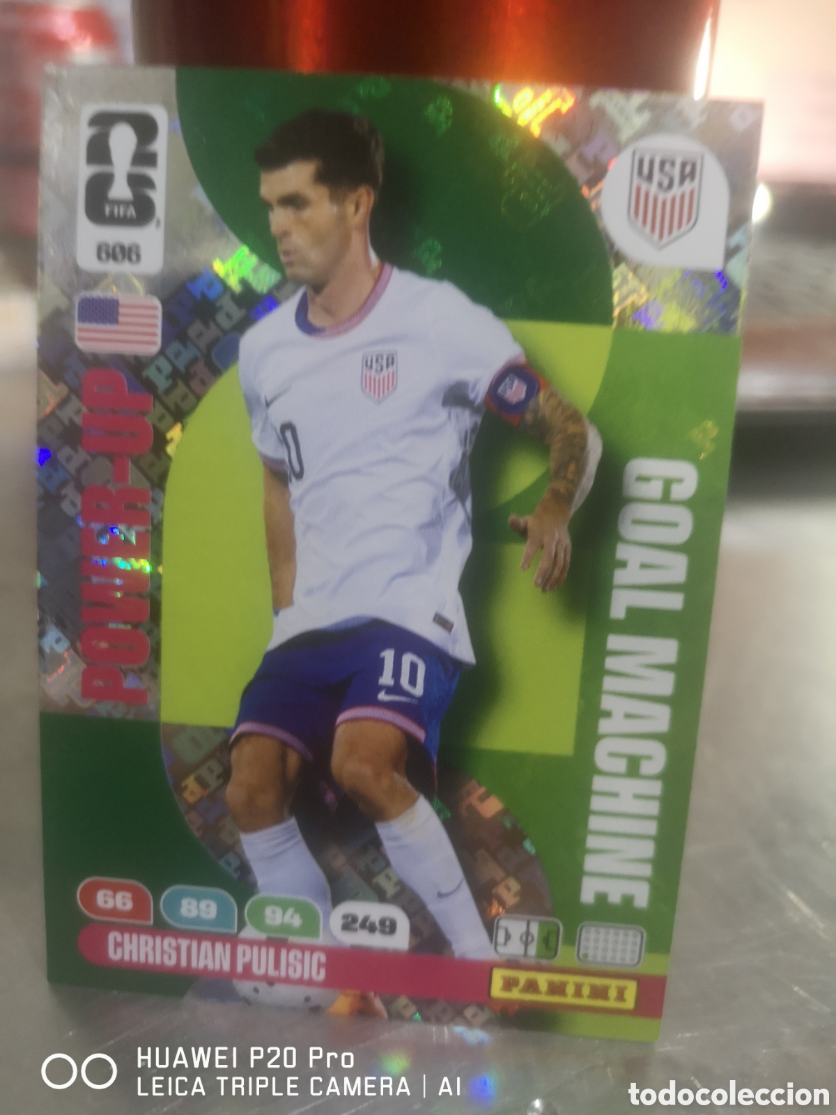 Cromos de Futebol: ADRENALYN XL FIFA WORLD CUP 2026 GOAL MACHINE POWER - UP CHRISTIAN PULISIC 606