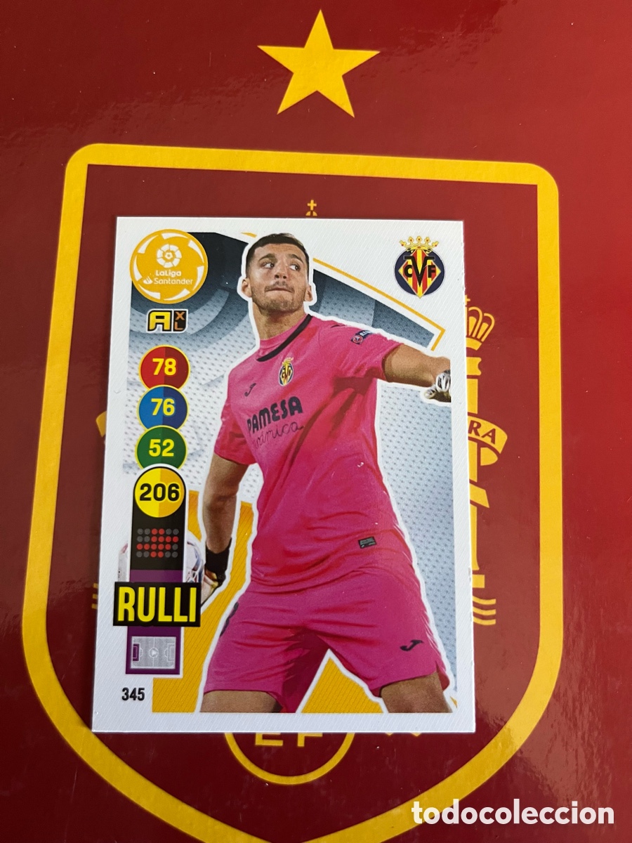 Cromos de Futebol: 345 RULLI ADRENALYN 2020 2021 20 21 VILLARREAL