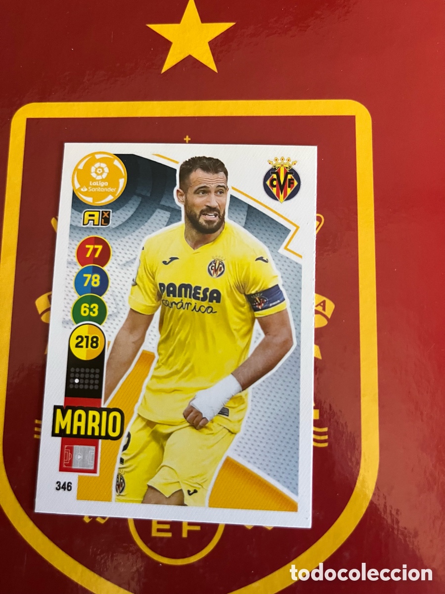 Cromos de Futebol: 346 MARIO ADRENALYN 2020 2021 20 21 VILLARREAL