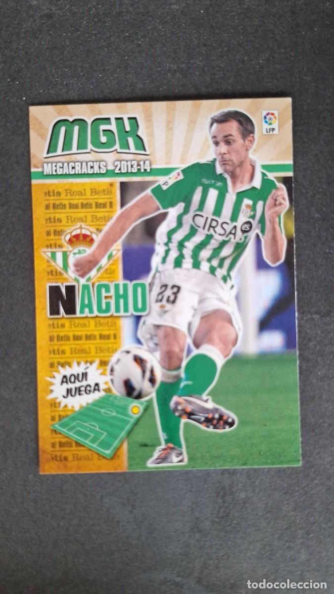 Cromos de Futebol: L1 NACHO REAL BETIS BALOMPIE 80 PANINI MEGACRACKS 2013 2014 13 14