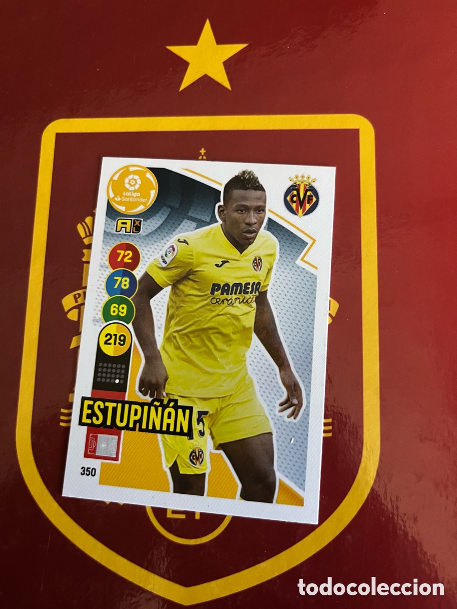 Cromos de f&uacute;tbol: 350 ESTUPI&Ntilde;&Aacute;N ADRENALYN 2020 2021 20 21 VILLARREAL
