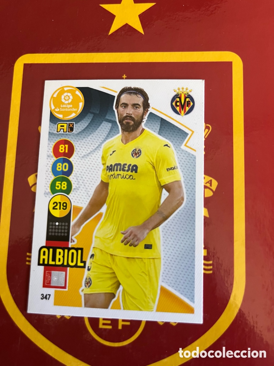 Cromos de f&uacute;tbol: 347 ALBIOL ADRENALYN 2020 2021 20 21 VILLARREAL