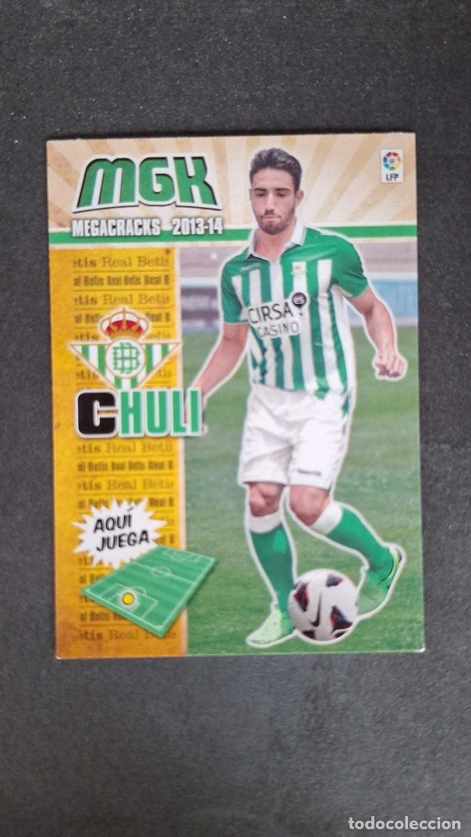 Cromos de f&uacute;tbol: L1 CHULI REAL BETIS BALOMPIE 88 PANINI MEGACRACKS 2013 2014 13 14