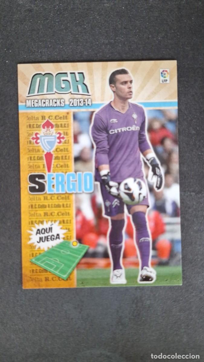 Cromos de f&uacute;tbol: L1 SERGIO CELTA DE VIGO 92 PANINI MEGACRACKS 2013 2014 13 14