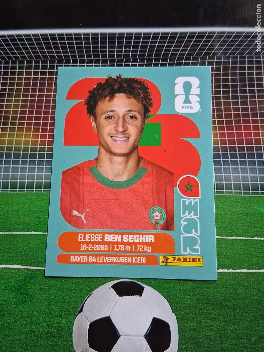 Fu&szlig;ball-Sticker: MAR 12 BEN SEGHIR MARRUECOS CROMO STICKERS FUTBOL MUNDIAL FIFA 2026 MEXICO EEUU CANADA PANINI