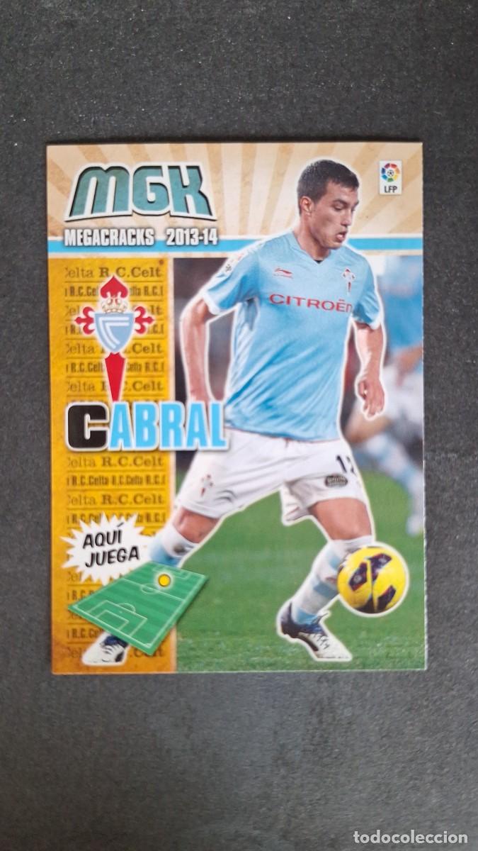 Cromos de f&uacute;tbol: L1 CABRAL CELTA DE VIGO 95 PANINI MEGACRACKS 2013 2014 13 14