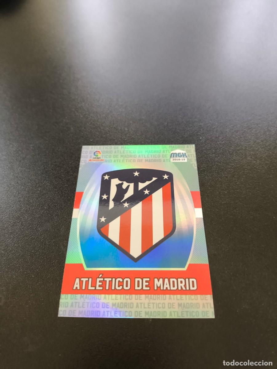 Cromos de f&uacute;tbol: 55 Escudo ATLETICO DE MADRID PANINI LIGA MECRACRACKS MGK 2018 2019 18 19 NO ESTE ADRENALYN