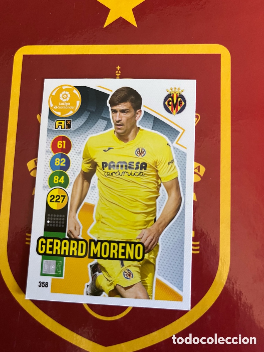 Cromos de f&uacute;tbol: 358 GERARD MORENO ADRENALYN 2020 2021 20 21 VILLARREAL