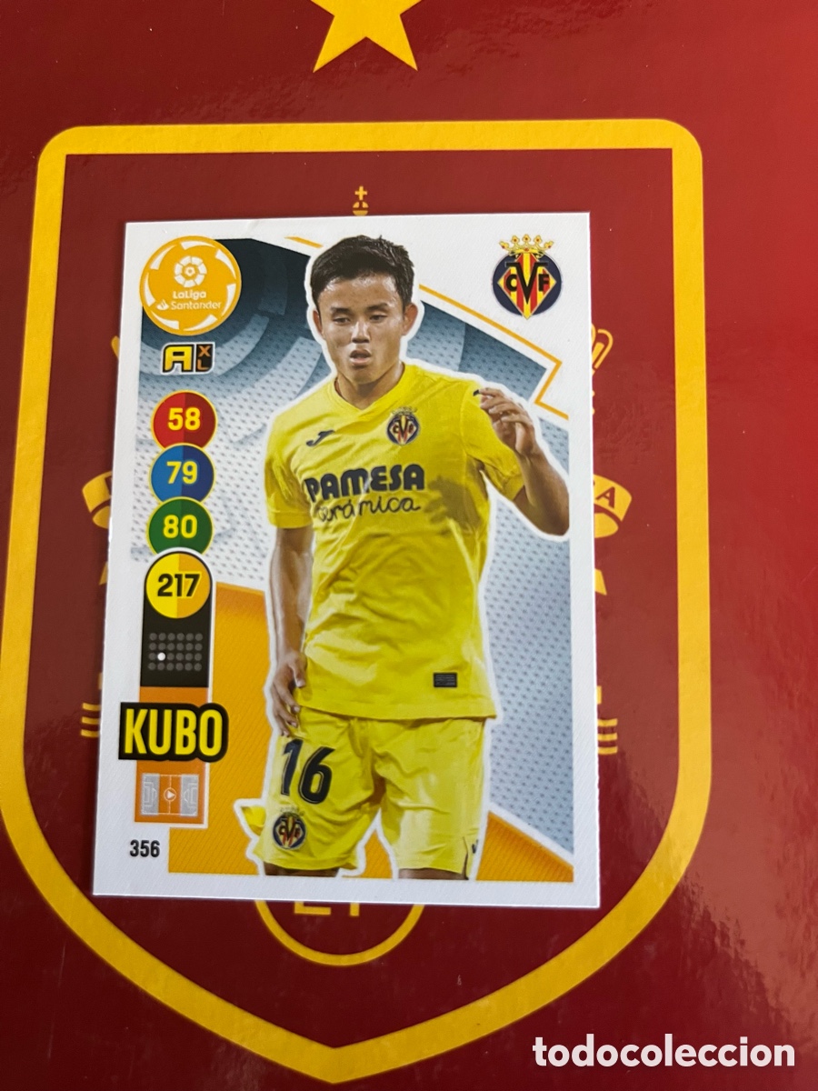 Fu&szlig;ball-Sticker: 356 KUBO ADRENALYN 2020 2021 20 21 VILLARREAL