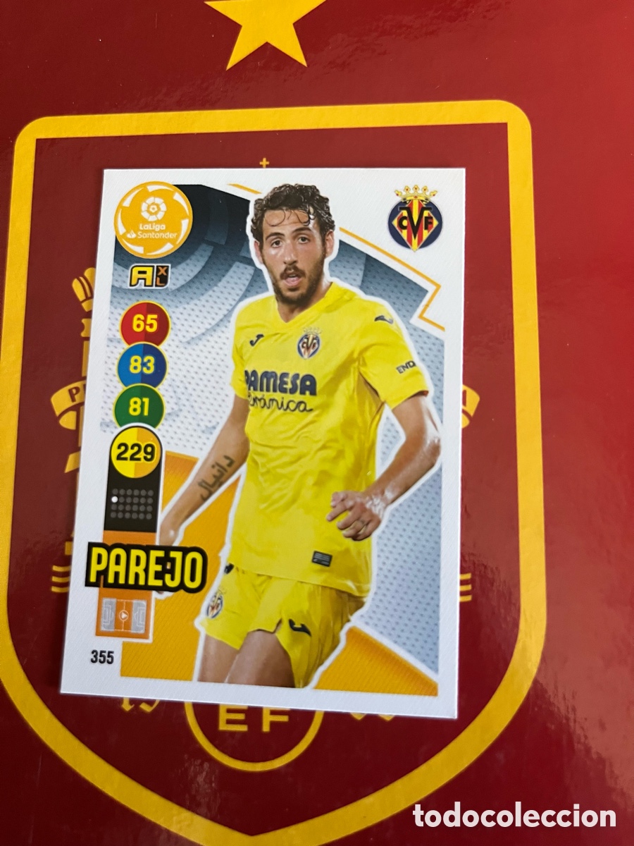 Fu&szlig;ball-Sticker: 355 PAREJO ADRENALYN 2020 2021 20 21 VILLARREAL