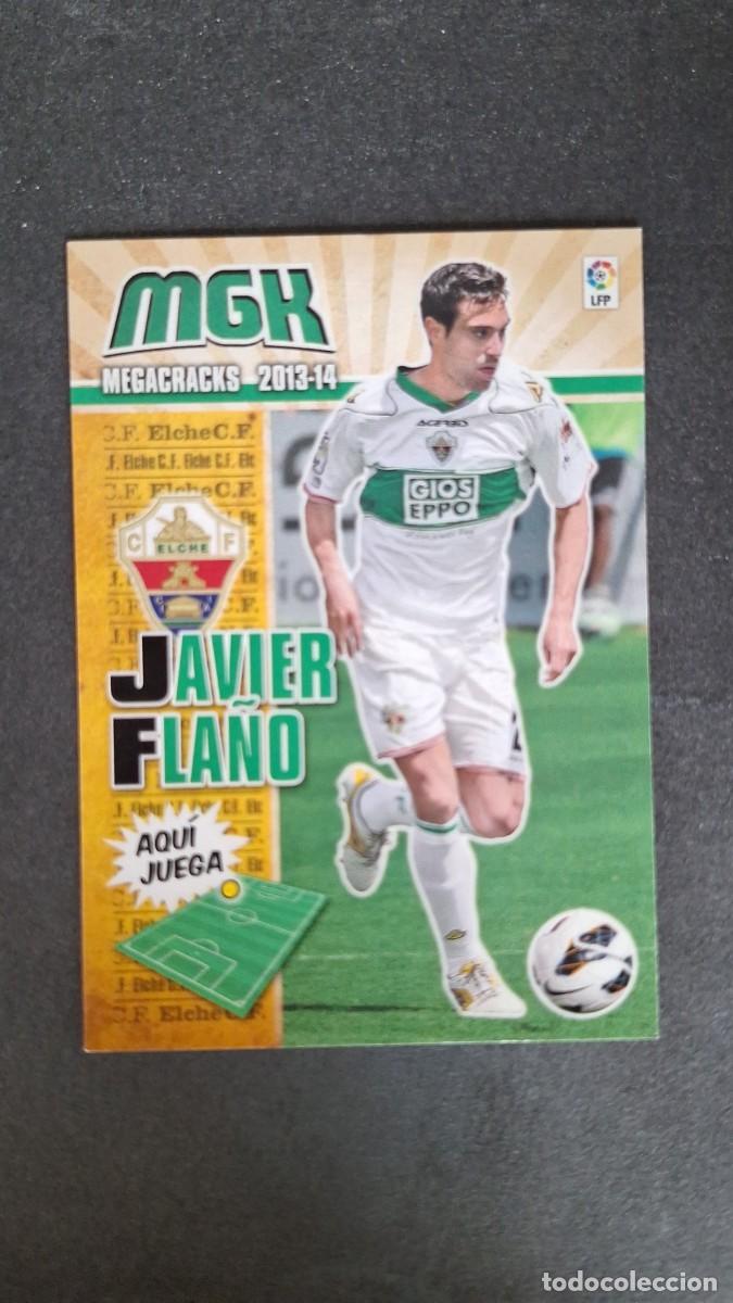 Cromos de f&uacute;tbol: L1 JAVIER FLA&Ntilde;O ELCHE C. F. 112 PANINI MEGACRACKS 2013 2014 13 14