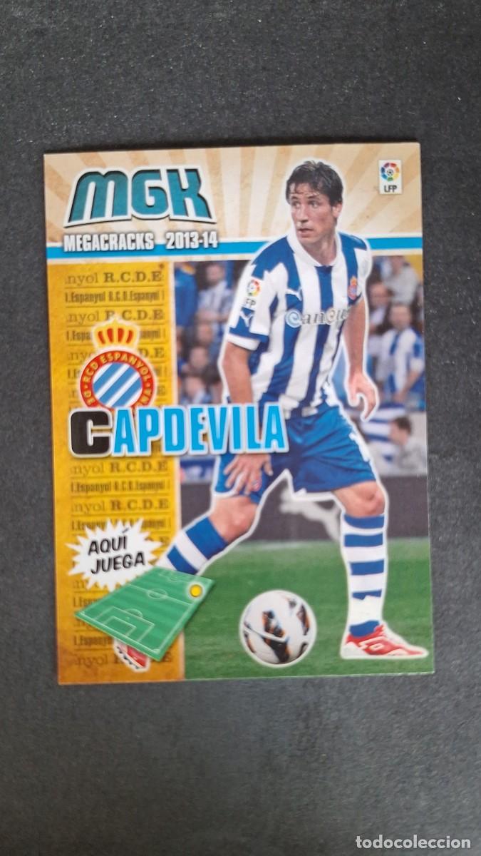Fu&szlig;ball-Sticker: L1 CAPDEVILA R. C. D. ESPA&Ntilde;OL 135 PANINI MEGACRACKS 2013 2014 13 14