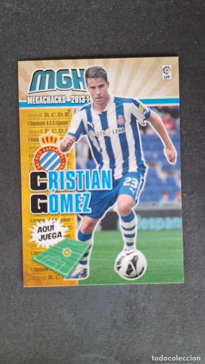 Cromos de f&uacute;tbol: L1 CRISTIAN GOMEZ R. C. D. ESPA&Ntilde;OL 138 PANINI MEGACRACKS 2013 2014 13 14