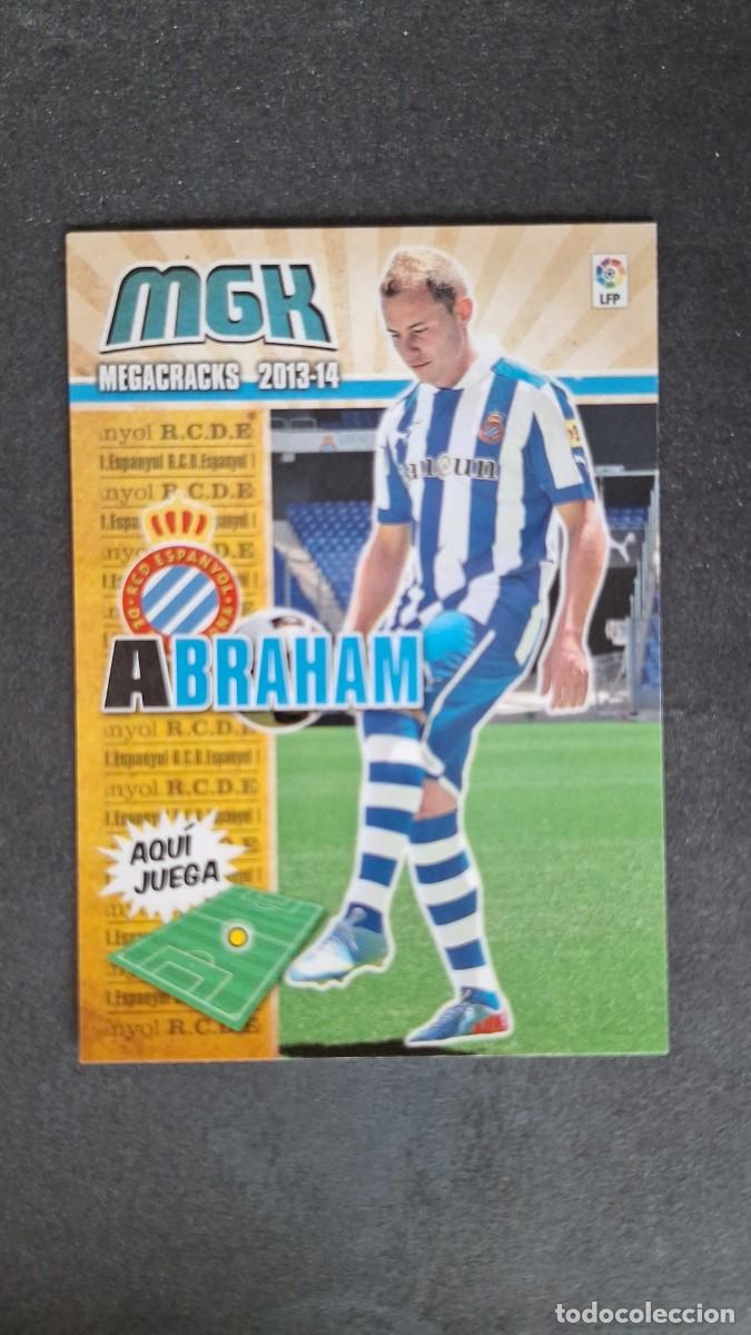 Cromos de f&uacute;tbol: L1 ABRAHAM R. C. D. ESPA&Ntilde;OL 140 PANINI MEGACRACKS 2013 2014 13 14