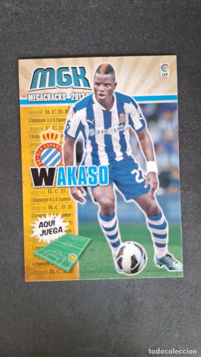 Cromos de f&uacute;tbol: L1 WAKASO R. C. D. ESPA&Ntilde;OL 141 PANINI MEGACRACKS 2013 2014 13 14
