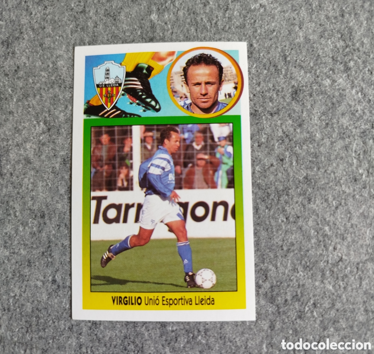 Cromos de f&uacute;tbol: ADHESIVO VIRGILIO UNIO ESPORTIVA LLEIDA LIGA 93 94 1993 1994 ESTE SIN PEGAR NUNCA PEGADO CROMO