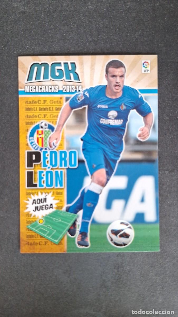 Cromos de f&uacute;tbol: L1 PEDRO LEON GETAFE C. F. 158 PANINI MEGACRACKS 2013 2014 13 14