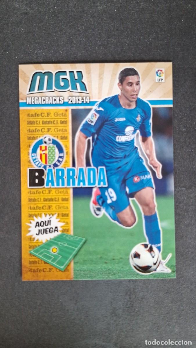 Cromos de f&uacute;tbol: L1 BARRADA GETAFE C. F. 159 PANINI MEGACRACKS 2013 2014 13 14