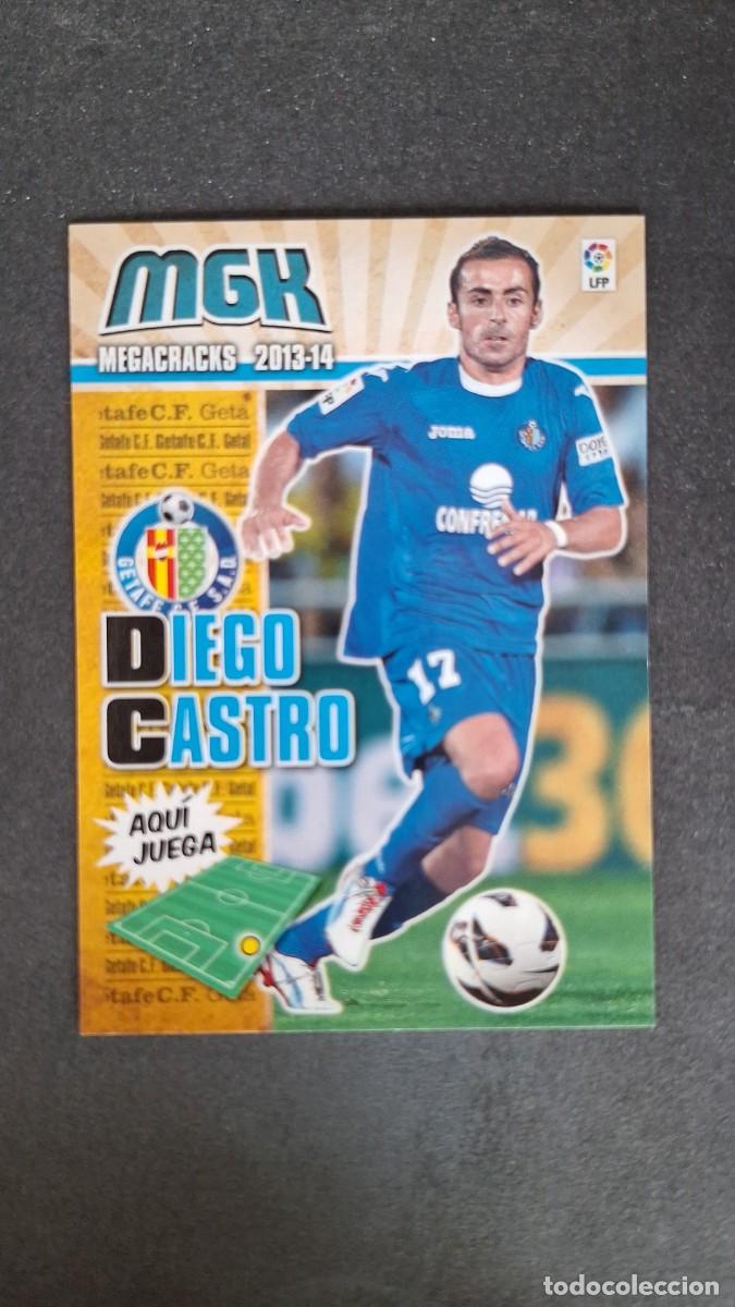 Cromos de f&uacute;tbol: L1 DIEGO CASTRO GETAFE C. F. 160 PANINI MEGACRACKS 2013 2014 13 14