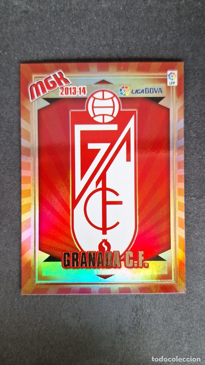 Cromos de f&uacute;tbol: L1 ESCUDO GRANADA C. F. 163 PANINI MEGACRACKS 2013 2014 13 14